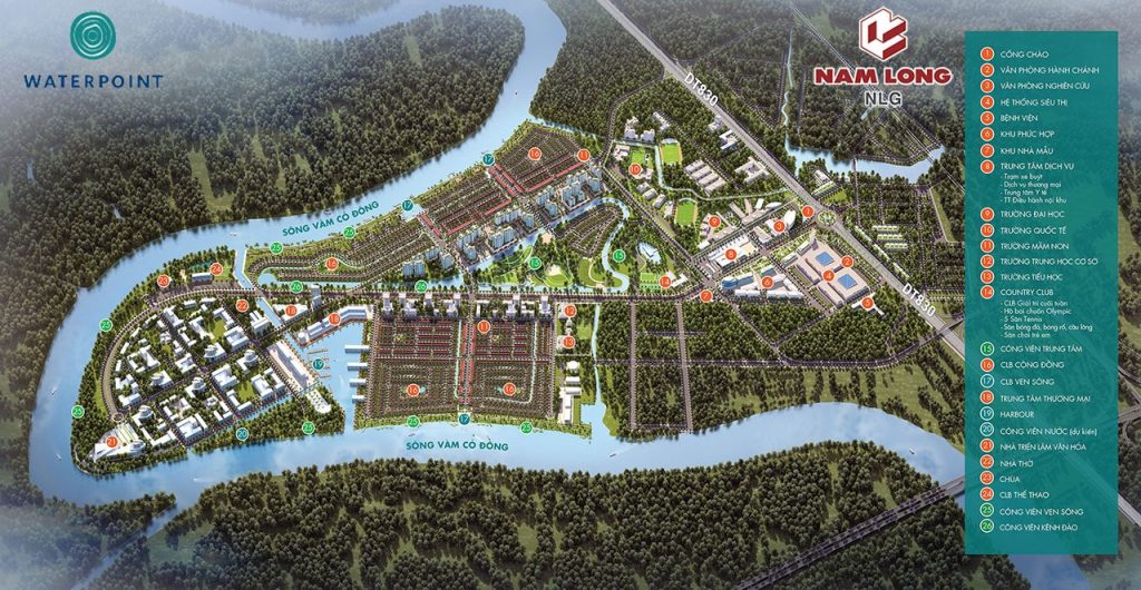 dự án Waterpoint Nam Long An Thạnh
