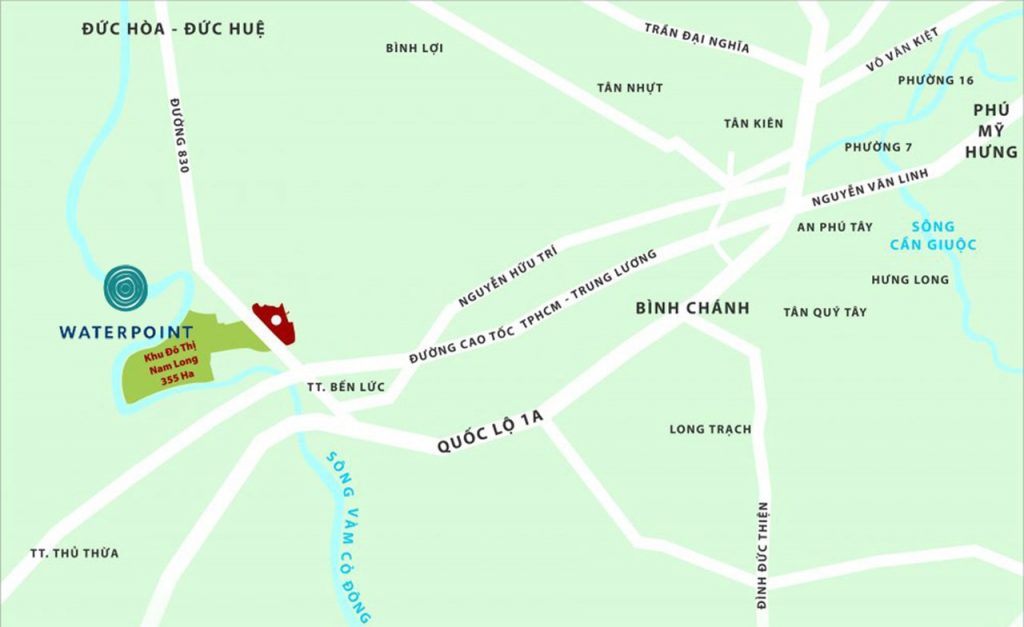Vị Trí Dự Án Waterpoint ở đâu